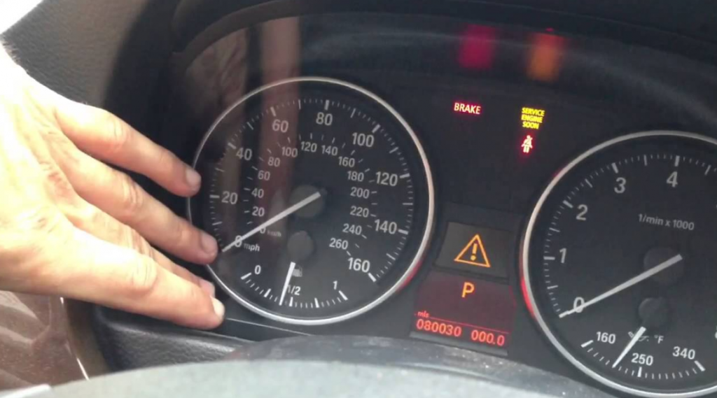 How to Reset Triangle With Exclamation Point Bmw
