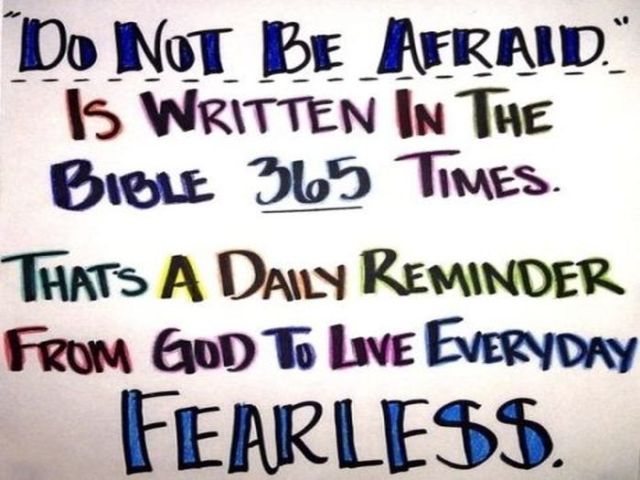 How Many Times Does The Bible Say Fear Not