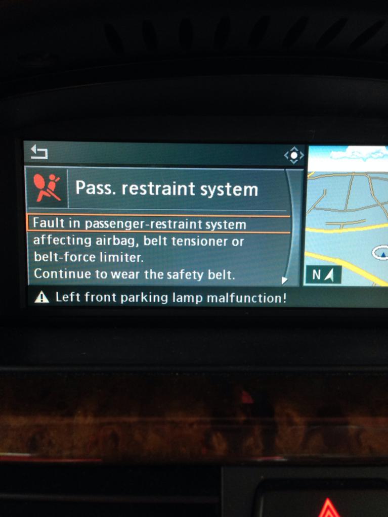 How To Fix BMW Restraint System Malfunction