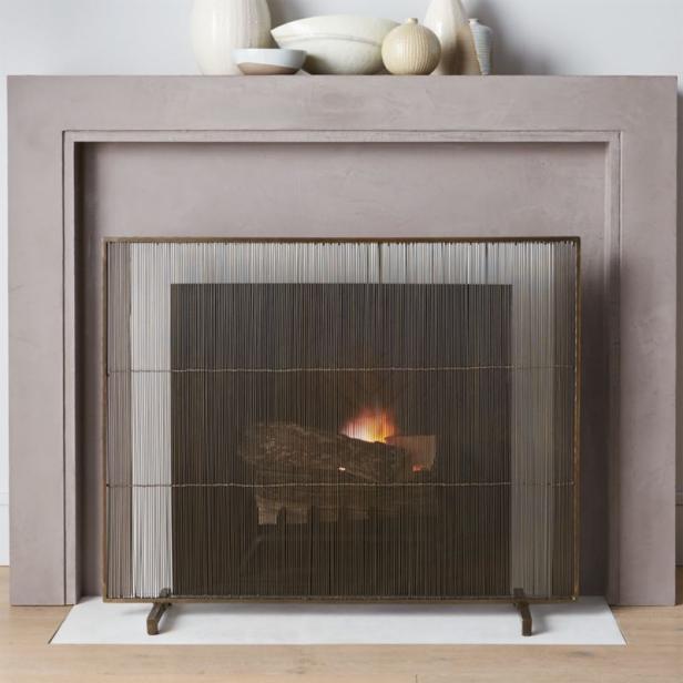 How to Paint a Fireplace Screen