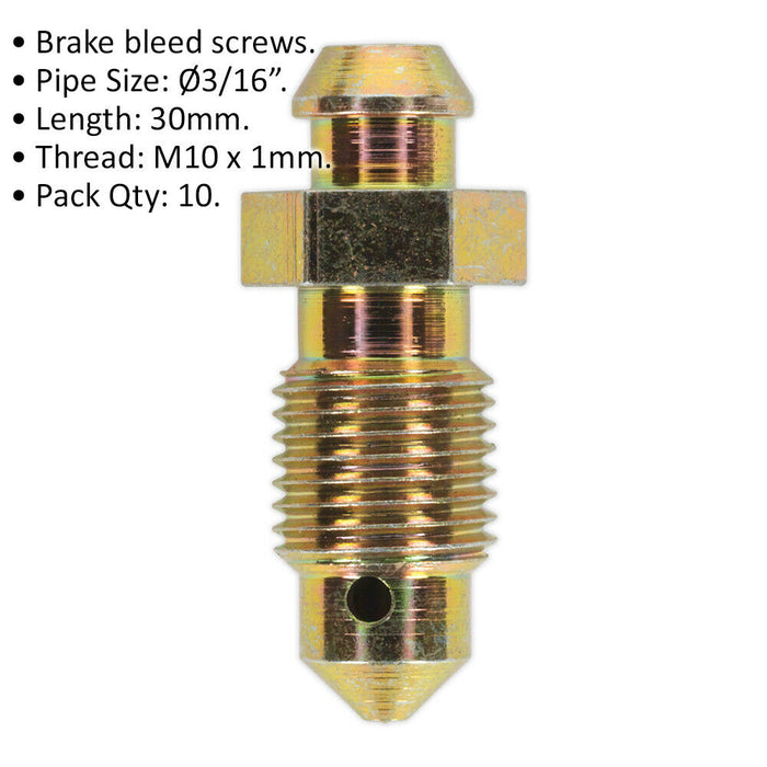 What size is a brake bleeder valve