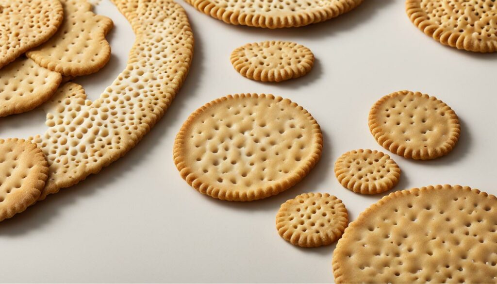 Ritz crackers on a plate