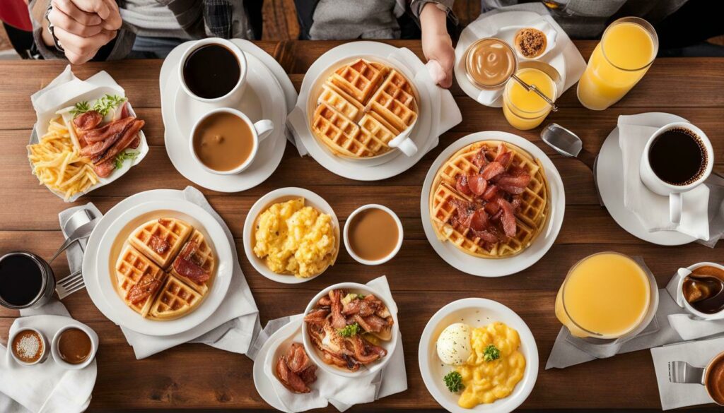 Waffle House breakfast menu