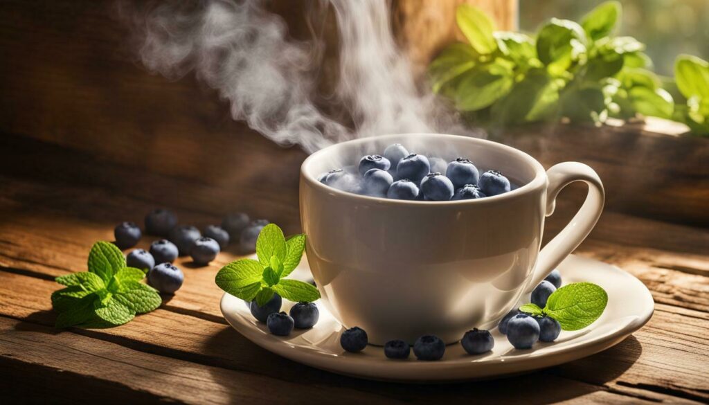 blueberry stem tea