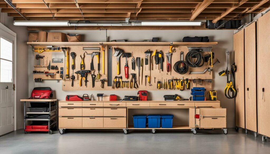 garage storage ideas for plywood