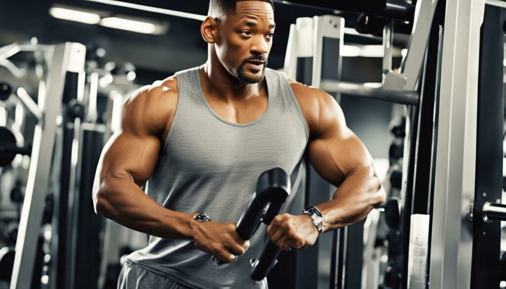 muscle building with Will Smith