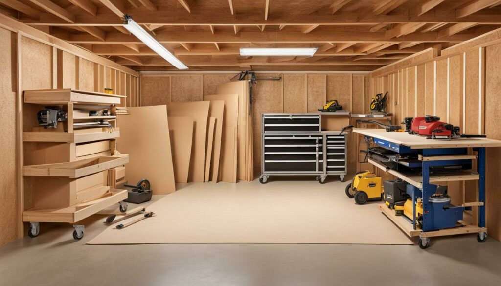 proper plywood storage