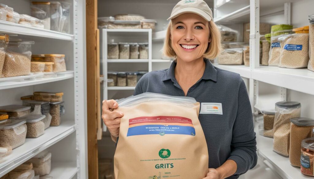 reusing mylar bags for grits storage