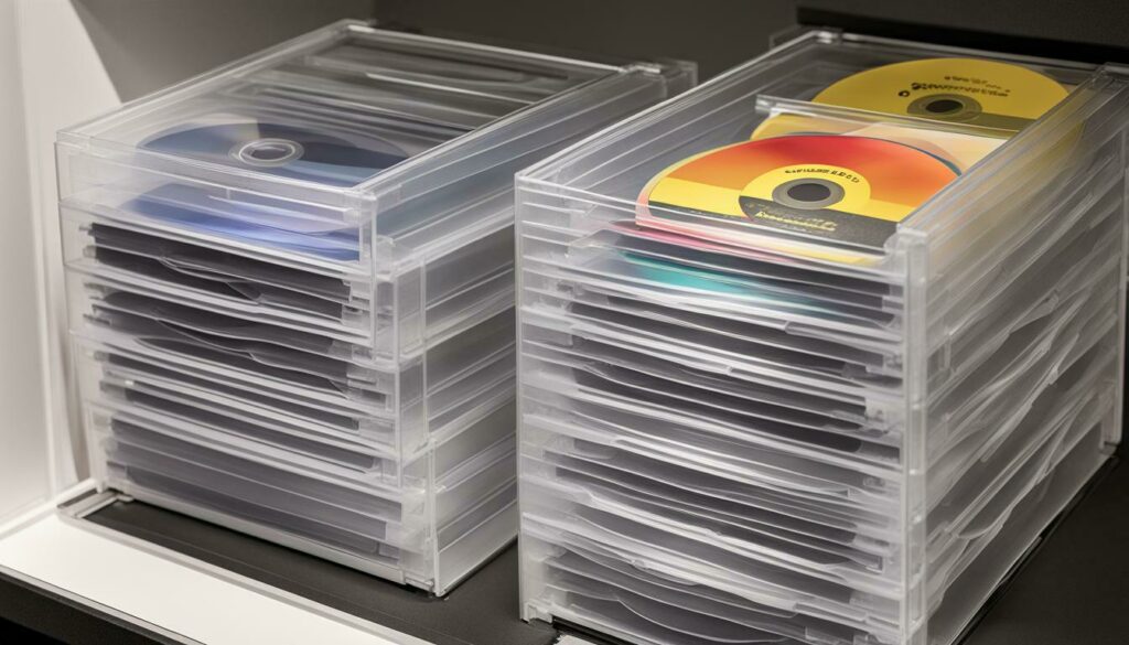 storing CDs without cases