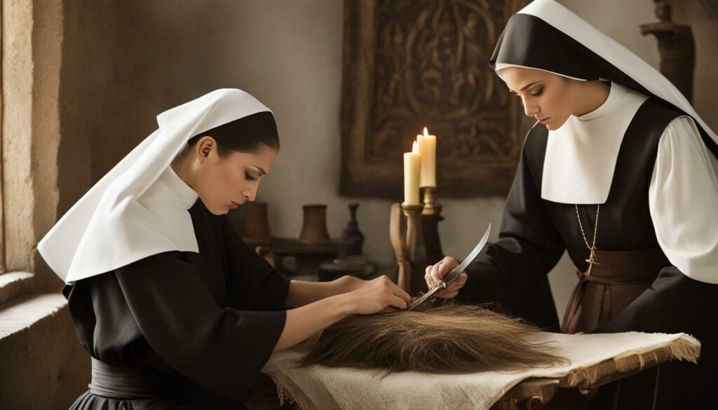 Hair Cutting Tradition for Nuns