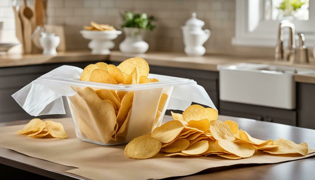 Proper Storage of Homemade Potato Chips