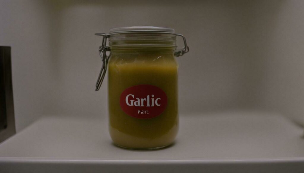 Storing Garlic Paste