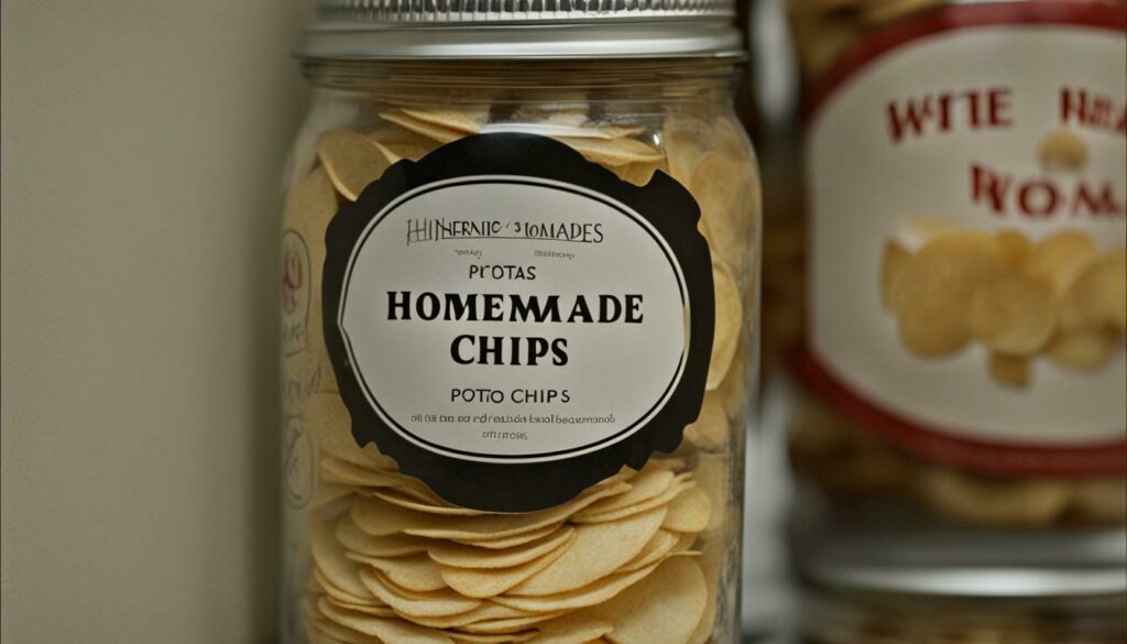 Storing Homemade Potato Chips for Long-Term Use