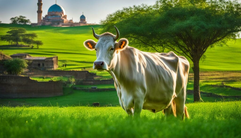 cow milk in Islam