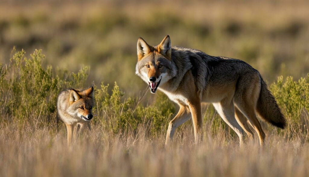 coyote food chain interactions