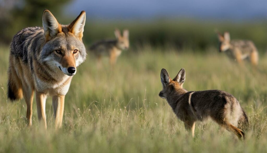 intespecies predation by coyotes