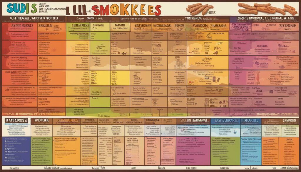 lil smokies nutritional information