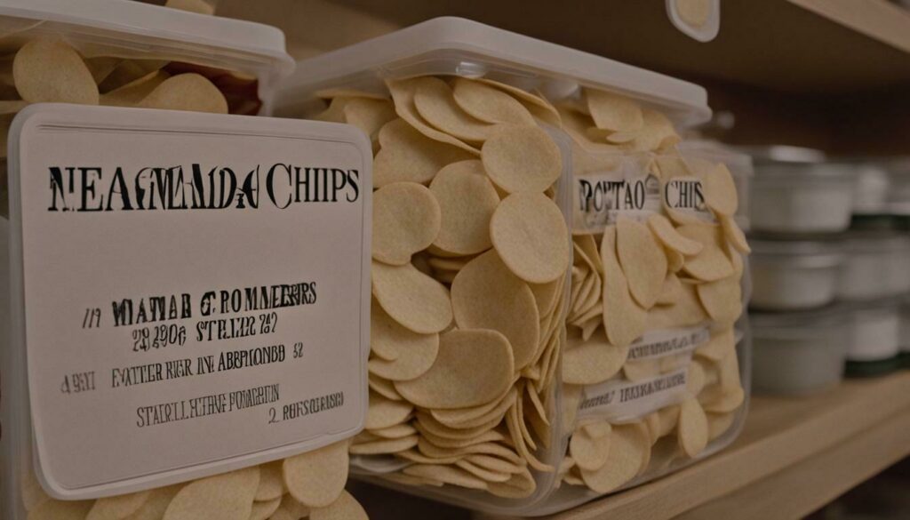 long-term storage for homemade potato chips