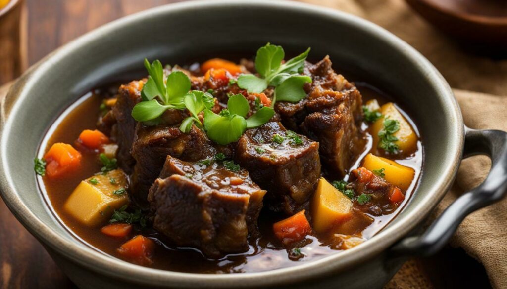 slow-cooked oxtail