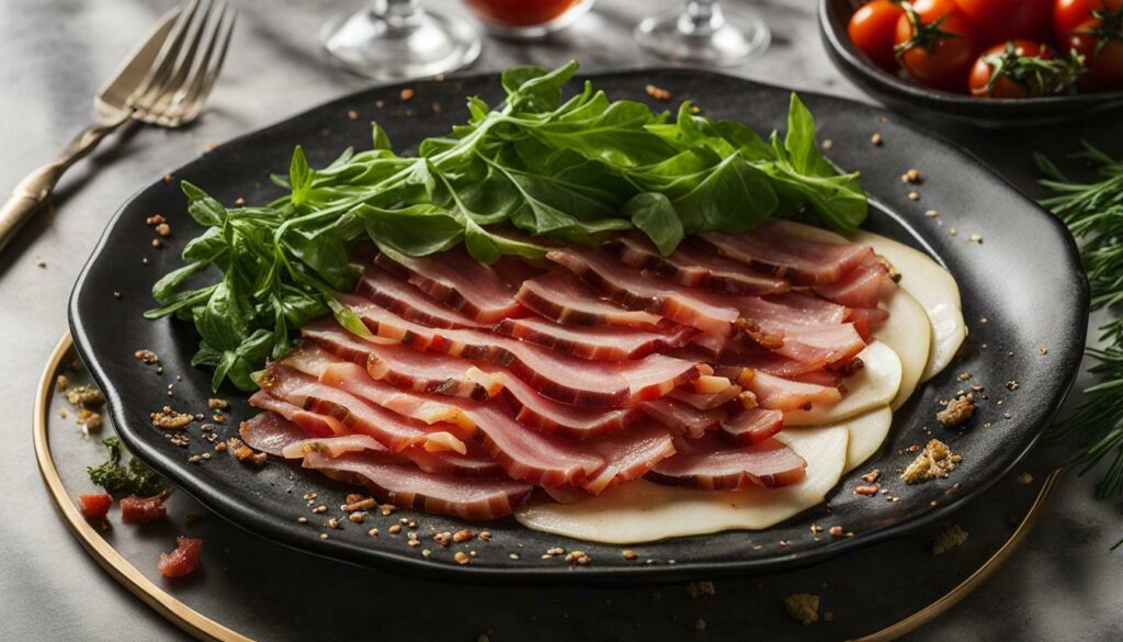 uncured pancetta nutrition facts