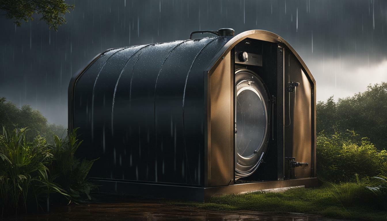 will a dryer still work if it gets rained on