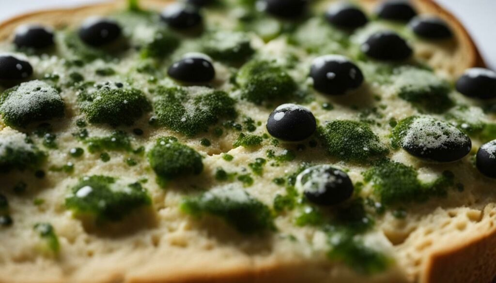 Black Dots on Bread Mold Image