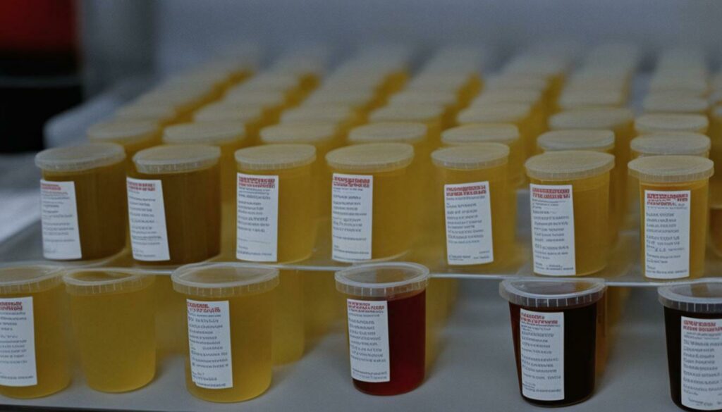 Different Types of Urine Samples