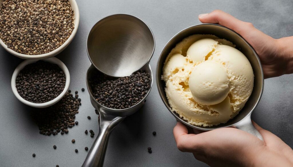 how to get rid of black dots in vanilla ice cream