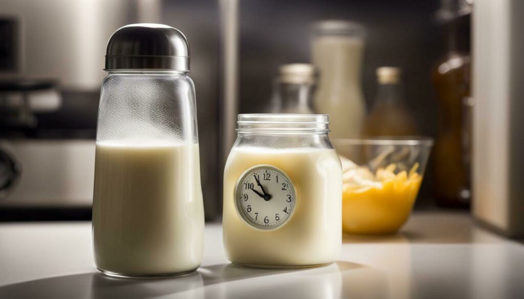 storing breast milk after warming
