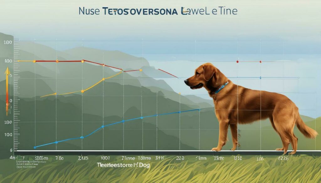 timeline for testosterone elimination after dog neutering