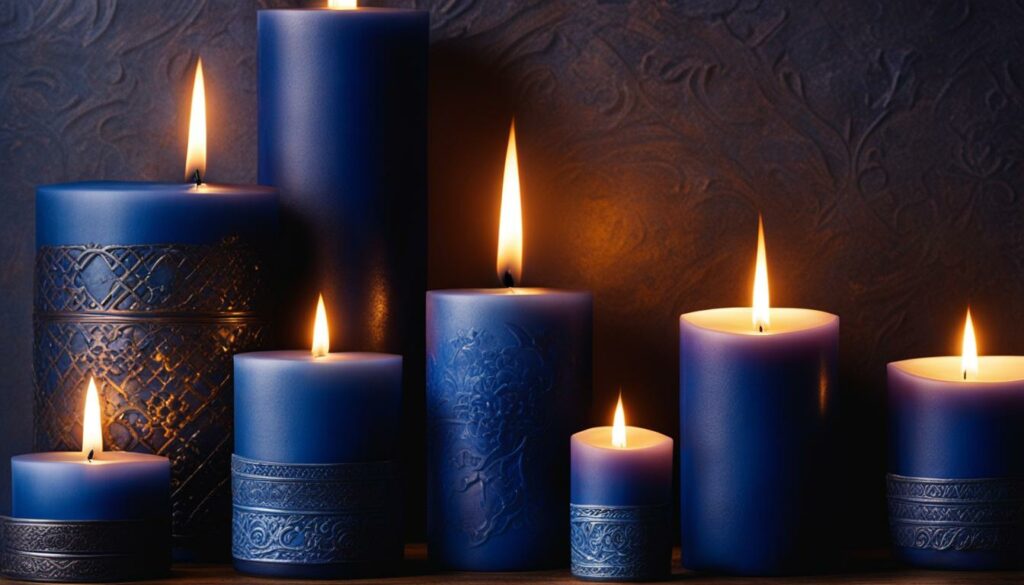 indigo candles for healing
