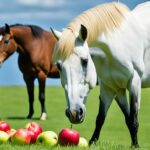 Consumption of horse apples